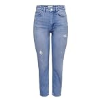 ONLY Female Straight-Fit Jeans ONLEMILY Hohe Taille Gerade geschnitten Jeans