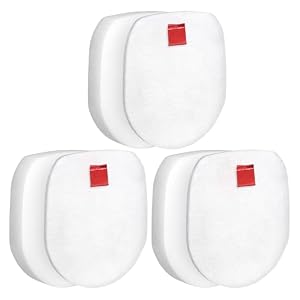 3 Pack Duo Clean Filter Set Vervanging voor Shark Hoover IC300 IZ251UK IZ251UKT IZ201UK IZ201UKT IZ201UKT IZ201UKTSB IZ202SM IZ201ME IZ201EUT Draadloze Stok Stofzuiger