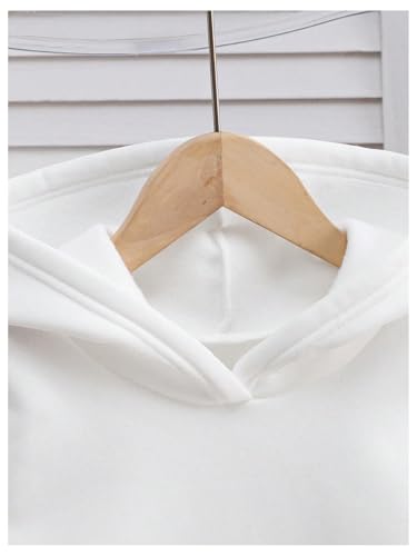 Floerns Girl's Cheetah Hooded Sweatshirts Number Print Long Sleeve Pullover4