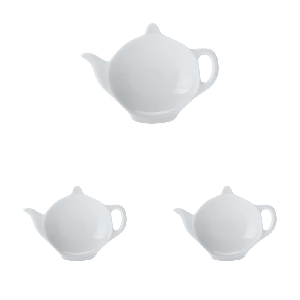 Maxwell & Williams White Basics Tea Bag Tidy (Pack of 3)