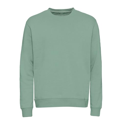 Niscioma Felpa Girocollo in Morbido Cotone - Maglione Casual da