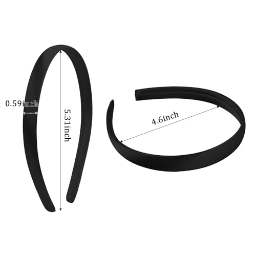 30% Off 20-Pack Non-Slip Satin Headbands for Women - Image 3
