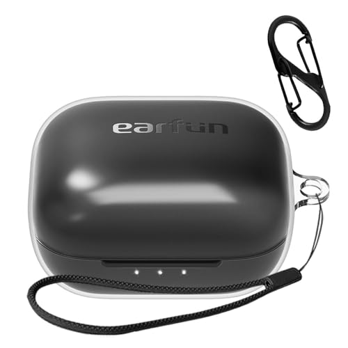 For EarFun Air Pro 4 P[X [HVUYAL]  TPUf [dΉ ܂ h~p̃tbN𓋍ڂ y LYh~ hk ho ϏՌ ɂ Ռ z X \tg P[XJo[ h~ی(NA)