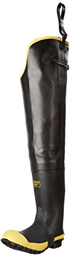 LaCrosse Storm Hip 31” Men’s Insulated Steel Toe Work Boots featuring Foam Insulation, Natural Rubber Construction, and Grippy Trac-Lite Outsole