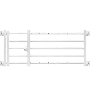 Malier-Metal-Dog-Gate-with-Door-26-43-Width-Expandable-Dog-Gate-Short-Pet-Gate-for-Stairs-and-Doorways-Pressure-Mount-Step-Over-Indoor-Dog-Gates-for-Small-Dogs-Puppy-White-S-10-H - Cucciolini Doodles   Malier-Metal-Dog-Gate-with-Door-26-43-Width-Expandable-Dog-Gate-Short-Pet-Gate-for-Stairs-and-Doorways-Pressure-Mount-Step-Over-Indoor-Dog-Gates-for-Small-Dogs-Puppy-White-S-10-H