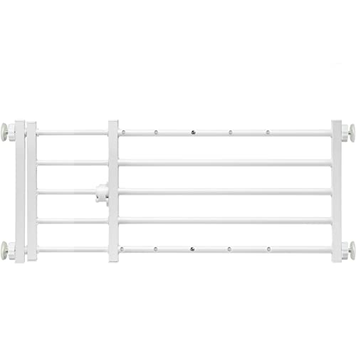 Malier-Metal-Dog-Gate-with-Door-26-43-Width-Expandable-Dog-Gate-Short-Pet-Gate-for-Stairs-and-Doorways-Pressure-Mount-Step-Over-Indoor-Dog-Gates-for-Small-Dogs-Puppy-White-S-10-H - Cucciolini Doodles   Malier-Metal-Dog-Gate-with-Door-26-43-Width-Expandable-Dog-Gate-Short-Pet-Gate-for-Stairs-and-Doorways-Pressure-Mount-Step-Over-Indoor-Dog-Gates-for-Small-Dogs-Puppy-White-S-10-H