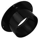 TOGEVAL 羽口 シームテープ ダブルウォレット リーバルブホース 回転ブラケット 死ぬ ドア 排気管ダクトコネクタ ポータブル ホースコネクタ クーラー換気 Black