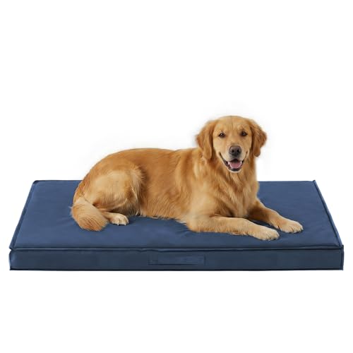 Image of Outdoor Dog Bed Extra Large Sized Dog, Waterproof, 44x32x3.5 Inch