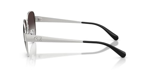 Image of Coach womens Hc7186 Aviator Sunglasses