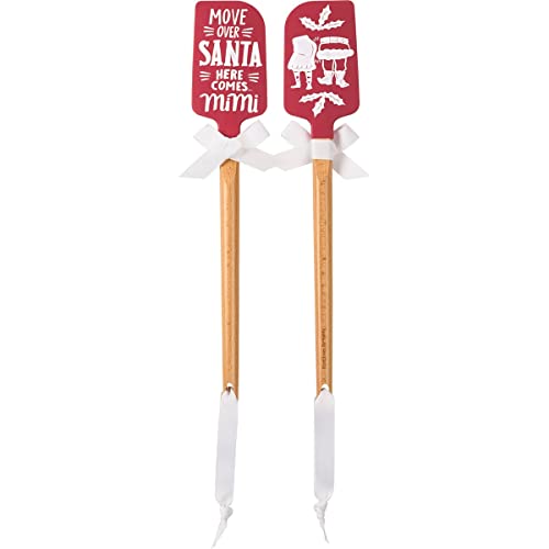Primitives-by-Kathy-110976-Move-OvSanta-Here-Comes-Mimi-Spatula-13-Inches Primitives by Kathy 110976 Move OvSanta Here Comes Mimi Spatula 13 Inches