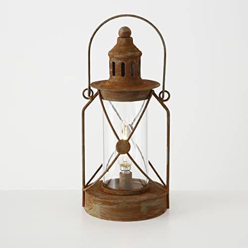 Boltze Tischleuchte Zuma (Höhe 28 cm, LED-Licht warm, Leuchte aus Metall,...