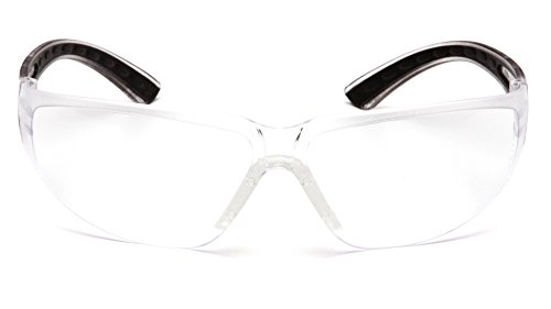 Pyramex SB3610ST Cortez Safety Glasses Black Temple w/Clr An