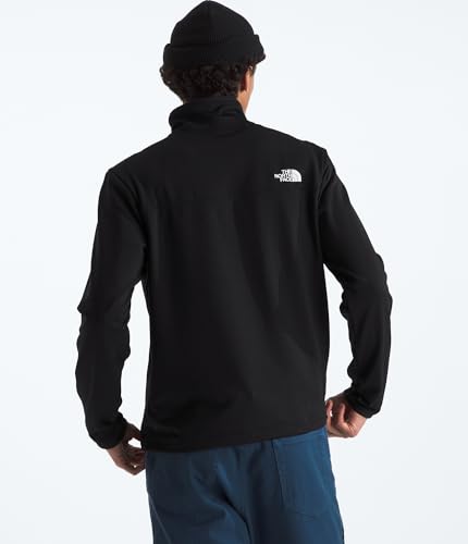 Image of THE NORTH FACE mens Cedar Trail Grid Fleece Quarter Zip Jacket | Cold Weather Top With Durable, Reinforced Bindings