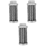 Alipis 3 Stück Hydraulikfilter Siebfilter Ölfilterelement Hydraulikabsaugung Hydraulikabsaugung Filte Hydraulikabsaugung Filter Ölabsaugung Filter Hydraulikölfilter Eisen Silber