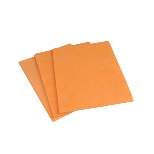 Homéa, Lot de 3 Serpillieres 38 x 50 cm Viscose, Orange