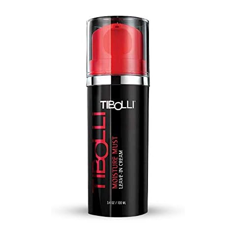 TIBOLLI Moisture Must Leave-In Cream for Extra Dry Hair, Damaged & Over-Processed Hair - Provides Intense Moisture & Helps Repair Natural Coils & Curls for Unisex (3.4 oz) Cover