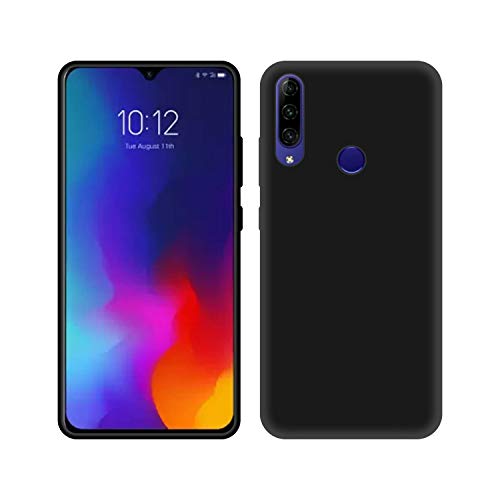 Image of Case Creation for Lenovo K10 Plus 2019 Back case, Lenovo K10 Plus Slim Flexible Smart Look case with 360 Camera All Angle Protection (Pure Black)
