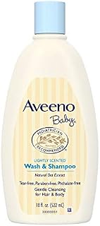 Aveeno Baby Gentle Wash & Shampoo with Natural Oat Extract, Tear-Free & Paraben-Free
