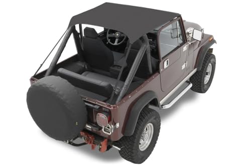 Bestop Traditional Bikini - Jeep '76-83 CJ5 (Black Crush) by Bestop - Image 5