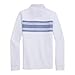 vineyard vines Boys Saltwater Quarter-Zip, Surf Stripe White Cap