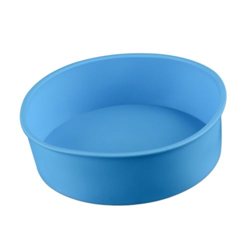 STOBAZA Juego de 3 Moldes Redondos de Silicona para Pasteles y Cupcakes Diámetro 17 CM Aptos para Hornear Material Ecológico y Reutilizable Ideales para Repostería Color Aleatorio