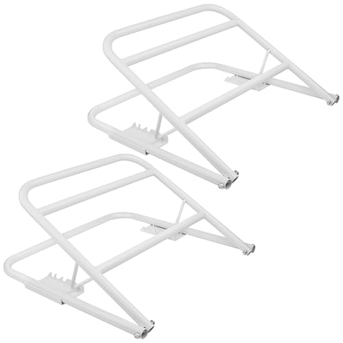 2 Pack Under Mattress Bed Wedge, Metal Wedge for Under Mattress, 4 Height Adjustable Mattress...
