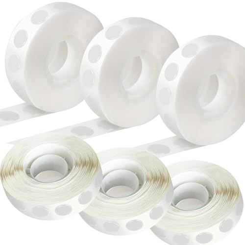 3300 Pieces Glue Points, Double Sided Balloon Tape, Mini Removable Adhesive Clear Balloon Sticky Dots for Crafts, Balloons, Stick Photos, Wedding Decoration