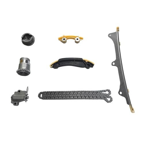 kit cadena bomba aceite Compatible con Fiat Strada Pulse Toro500X 1,0 1,3 55282225 Oe, juego de accesorios de 7 uds, tensor de cadena deslizante y Kit de componentes cadena bomba aceite automóvil