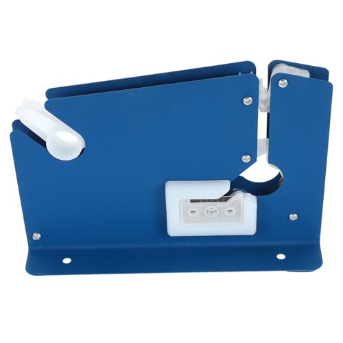 Machine à sceller en fer bleu avec distributeur de ruban adhésif robuste pour sachets