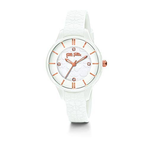 Montre Femme Folli Follie WF15P027ZSW montre de marque chic cadran blanc 28mm