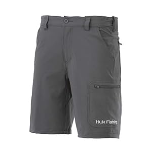 Huk Next Level Angel-Shorts Anthrazit 26,7 cm
