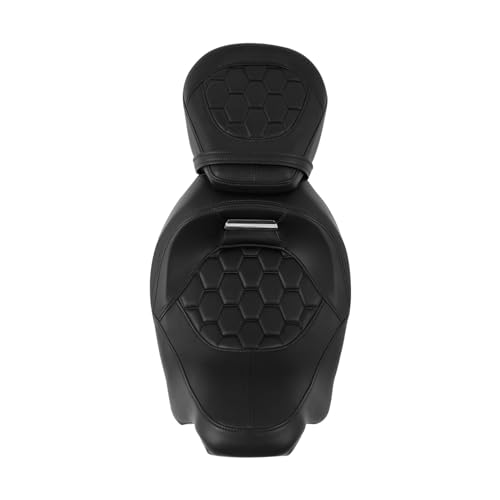 Asiento Touring para conductor de moto Glide y Road King con acabado premium anatómico 4