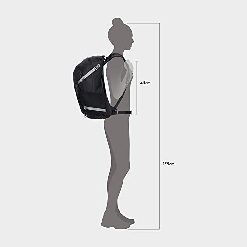 Image of Osprey Hikelite 26L Hiking Backpack for Men and Women - Lightweight Daypack with Breathable Backpanel and Raincover - Ideal for Day Hikes, Travel, and Everyday Use in Any Weather, Black