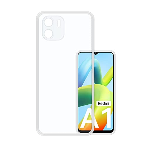 Image of COVERBLACK Soft Rubber Back Cover Compatible Model for MI REDMI A1 (2022 Model) - Transparent