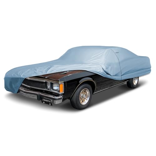 Image of iCarCover Premium Car Cover for 1976-1980 Plymouth Roadrunner Heavy Duty Waterproof All-Weather Automobiles Custom Fit Indoor Outdoor UV Snow Protection Covers with Straps and Bag