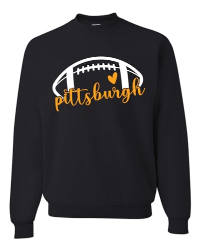 Wild Bobby Atlanta Fantasy Football Hometown Fan Heart Script Writing Sports Unisex Crewneck Sweatshirt