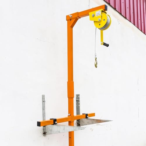 Grúas de elevación para aire acondicionado, herramientas y accesorios de soporte con cabrestante 6