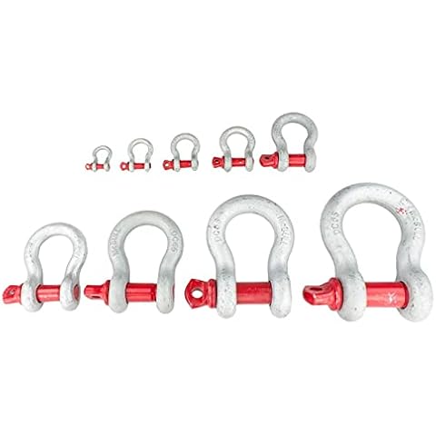 6,5 Tonnen geschweift Hochfeste Schäkel Schaekel Rundschäkel Verbinder GK8 6500 kg Cover