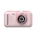 RASTKY Digitalkamera, Kinderkamera, Kinderkamera mit 2,4-Zoll-Display, 720P-Video, 8 Filter, 9 Auflösungen, Als Geschenk für Jungen und Mädchen (PINK)
