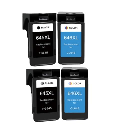 Consumibles de sustitución PG645 CL646 XL para impresoras domésticas de inyección de tinta