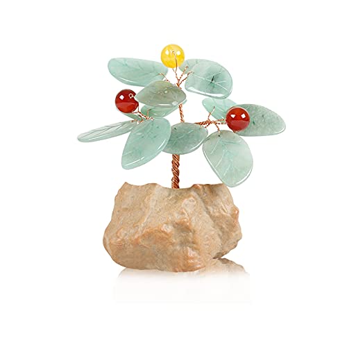 Cadeau de guérison de richesse avec arbre de pierres précieuses