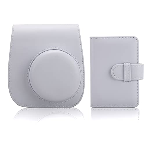 Étui Fujifilm Instax Mini 12 sac protection appareil photo instantané blanc avec album