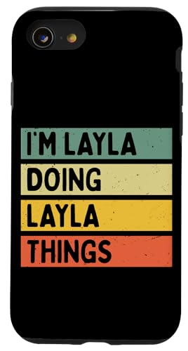 I'm Layla Doing Layla Things �ʔ������� �X�}�z�P�[�X iPhone SE (2020) / 7 / 8 �p