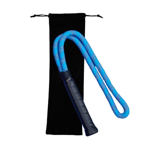 rockible Tennis Swing Rope Warm up Exercise Nonslip Grip Posture Tennis Serve Training Aid, with Bag for Office, Corridor, Blue