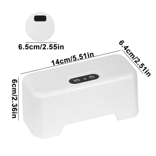 Kit de descarga automática de inodoro sin contacto con batería USB de 1800 mAh 6
