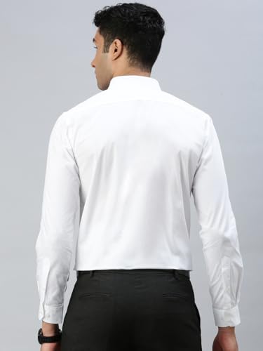 Image of RAMRAJ COTTON Men Full Sleeve Shirt | Prestigious Fit | Elegant Daily Formal Wear