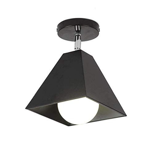 Preisvergleich Produktbild JYDQM Zwei-Light Semi-Flush-Mount-Innendeckenleuchte, Finish mit weißem Glas