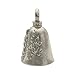 Guardian Bell Virgin Mary Religious Good Luck Bell w/Keyring & Black Velvet Gift Bag | Motorcycle Bell | Lead-Free Pewter | Made in USA