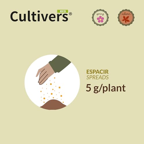 CULTIVERS Ökologische Bonsai-Dünger 1Kg. Dünger aus 100% organischem und natürlichem Ursprung, Granulat mit langsamer und kontrollierter Freisetzung mit NPK 8-1-5+74% M.O. und Huminsäuren.