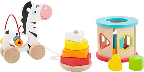 Jouets de motricité en bois Small Foot 11106 pour les après-midis calmes au salon